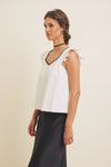 Everly White Top