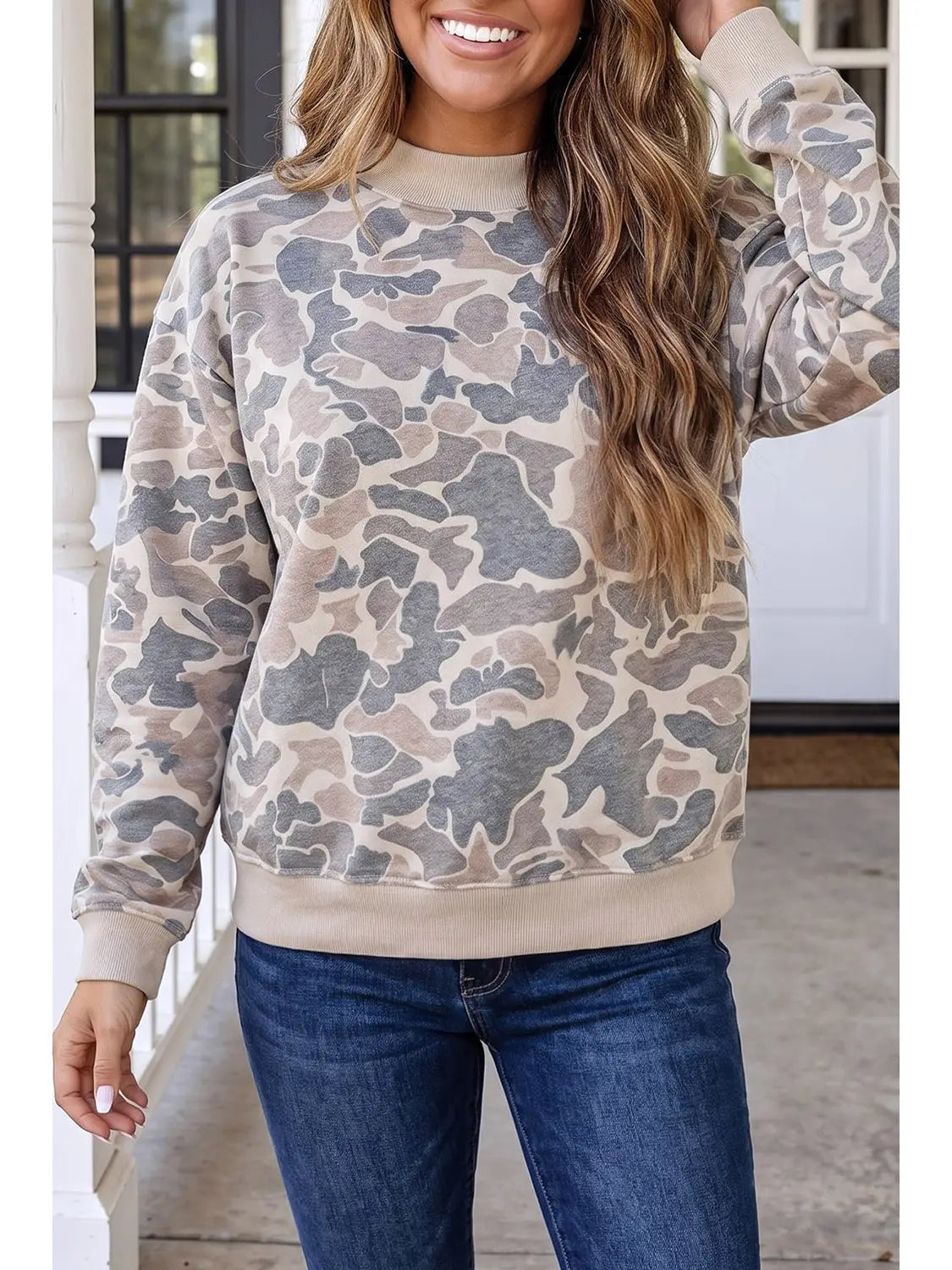 Alexis Camo Sweatshirt