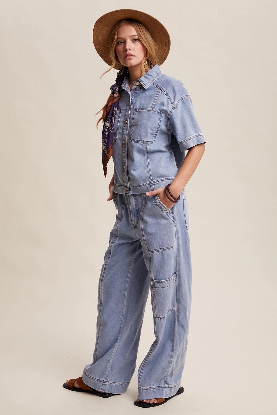 Utility Denim Set