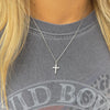 Nikki Smith - Crystal Cross Necklace- Waterproof