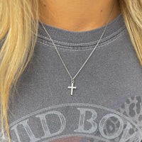 Nikki Smith - Crystal Cross Necklace- Waterproof