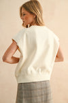 Cream Sweater Top