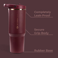 Hydrojug - 32oz Sport Water Bottle, Merlot