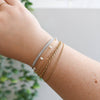 Nikki Smith - Camille Pearl Bracelet, Silver