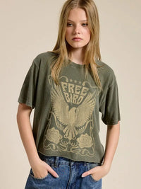 Freebird Vintage Crop Tshirt