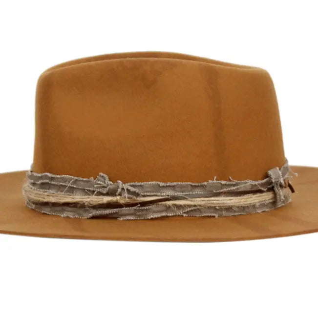Vintage Wool Fedora Hat