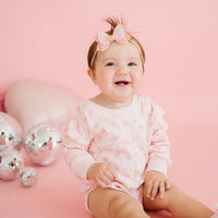 Pink Rose Romper