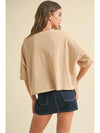 Cotton Linen Short Sleeve Top