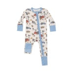 Angel Dear - Hay Farmer Blue Romper