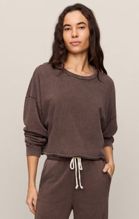 Z-Supply, Circuit Sweatshirt, Choc