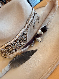 Hindu White Band Rancher Hat