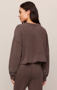 Z-Supply, Circuit Sweatshirt, Choc