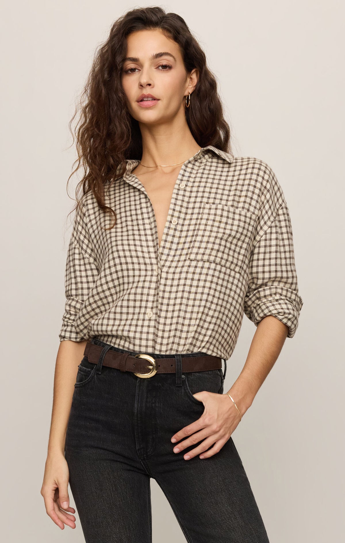 Z-Supply , River Plaid Button Up Top