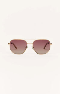 Z-Supply , Highway Sunglasses Rose Gold