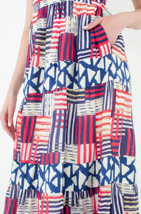 Multipatterned Dress
