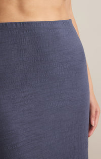 Delavine Textured Midi Skirt