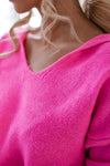 Hot PInk Hoodie Sweater
