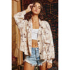 Blushed Tie-dyed Oversized Shacket