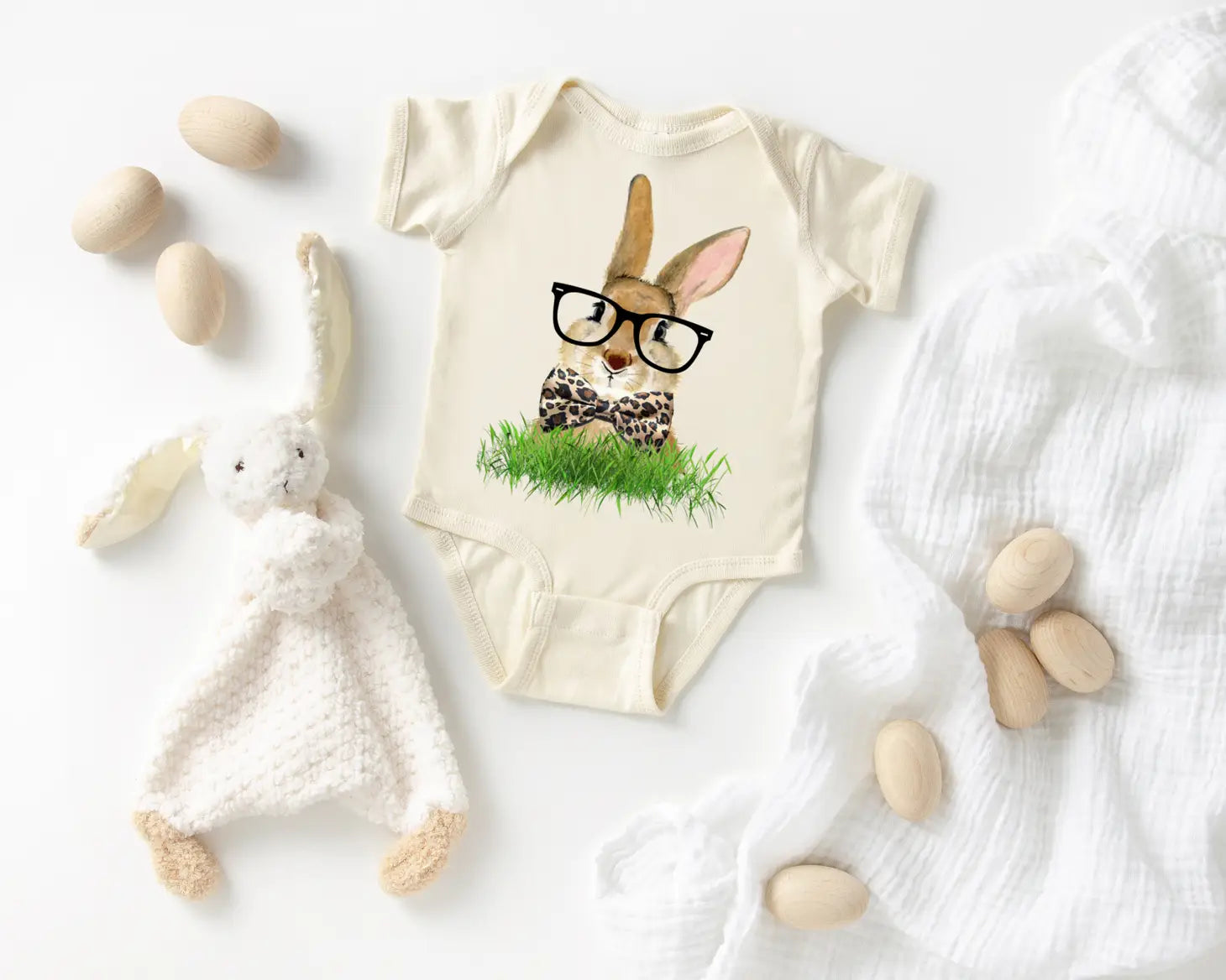 Bunny with Glasses Romper