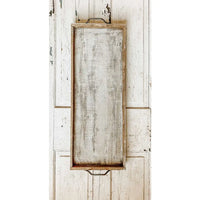 Large Wood Tray with Handles