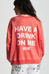 Recycled Karma - AC/DC Red Sweatshirt