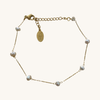 Nikki Smith - Camille Pearl Bracelet, Silver
