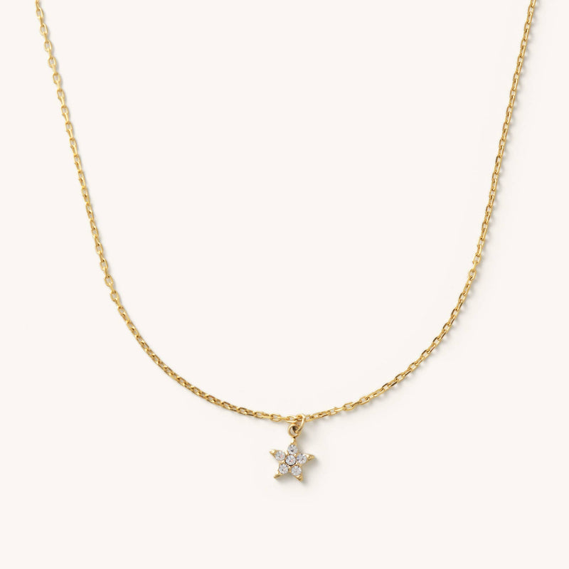 Pave Star Necklace- Waterproof