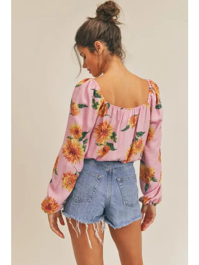 Rumble in Rio Floral Crop Top