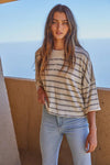 Linen Stripe Top