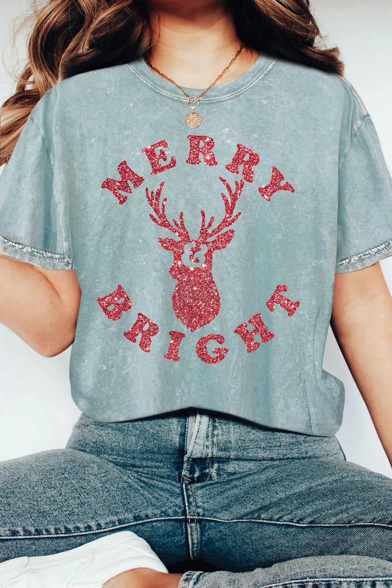 Merry & Bright Graphic Tee