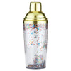 Cocktail Shaker - Gold Confetti