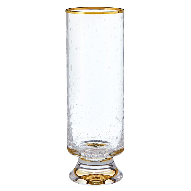 Gold Rimmed Champagne Glass