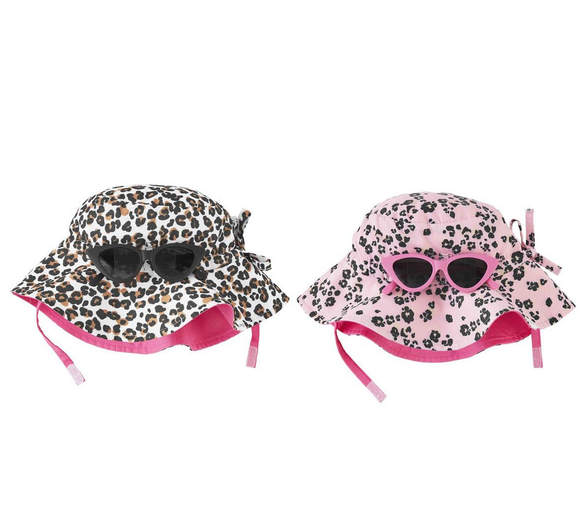 Leopard Hat & Sunglass Set