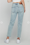 Hidden -  Bailey - VIntage Distressed Slim Boyfriend Jean