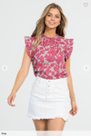 Ruffle Sleve Top