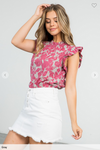 Ruffle Sleve Top