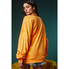Mineral Washed Floral Printed Sweatshirt