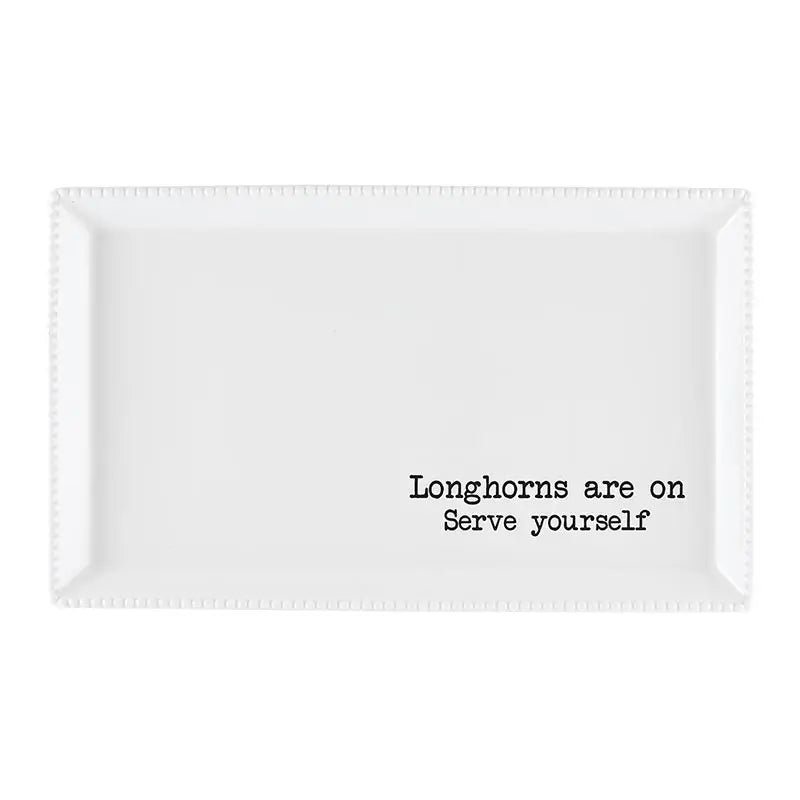 Longhorn Serving Platter