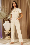 Utility Denim Jumpsuit