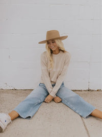Light Tan/cream Pullover Sweater