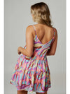 Multicolor Babydoll Dress