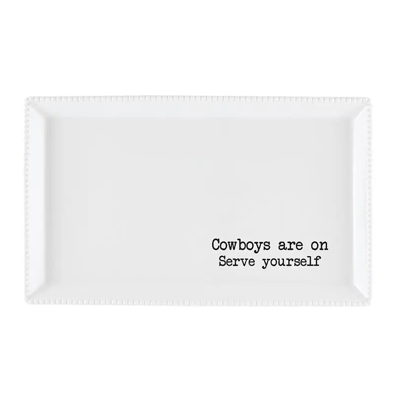 Cowboy Serving Platter