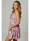 Multicolor Babydoll Dress