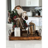 Square Wooden Tray with Handles