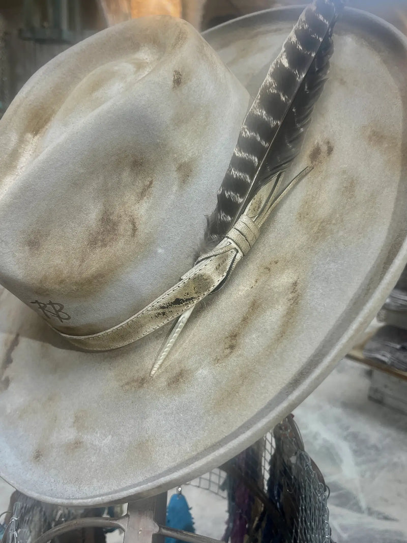 Mattie Hand Distressed Hat
