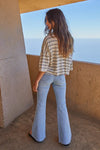 Linen Stripe Top