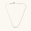 Silver Heavenly Cross Choker