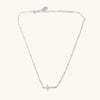 Nikki Smith- Silver Heavenly Cross Choker