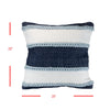 Navy Woven Cindy Pillow