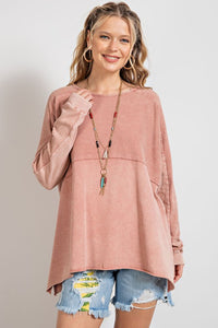Terry Knit Pullover